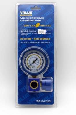 Коллектор 1 вентильный VMG-1-S-L R22,134A,404A,407C низкое давление, смотровое стекло Value